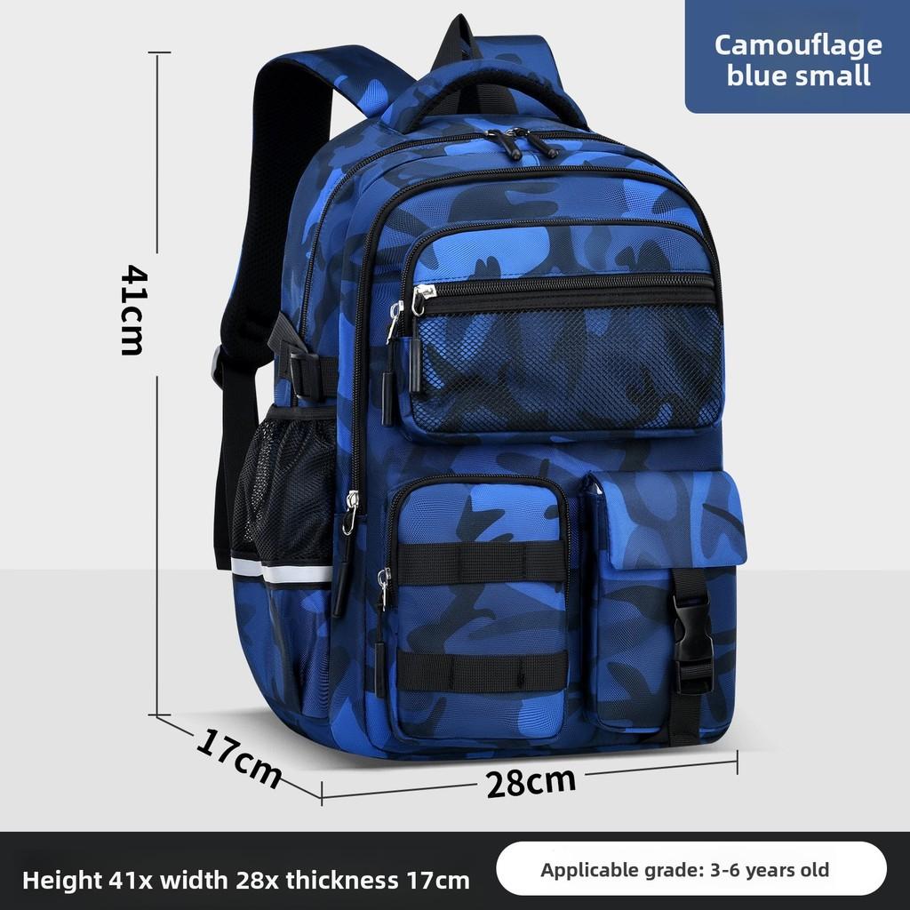 Sesame Baby Camouflage Backpack With Large Capacity For School Use
