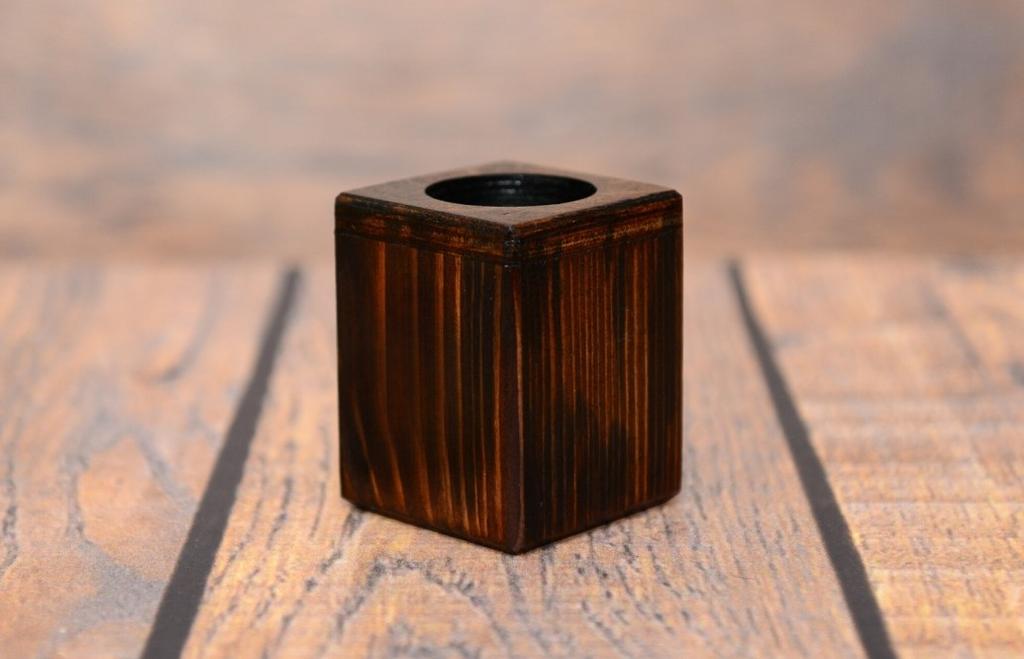 Rottweiler, Rott, Rottie II - wooden candle holder with a dog, a unique souvenir after losing a dog, a handicraft from the Art-Dog brand