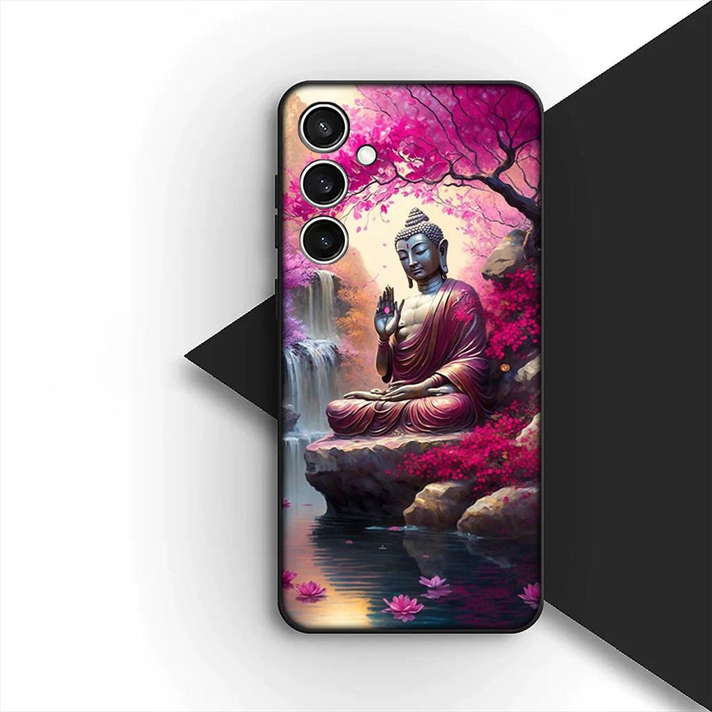Cover for Samsung Galaxy S20 S22 S21 FE Ultra Plus A07 A17 A15 A16 A25 A57 A37 Casing Silicone Phone Case Lord Wallpaper Buddha