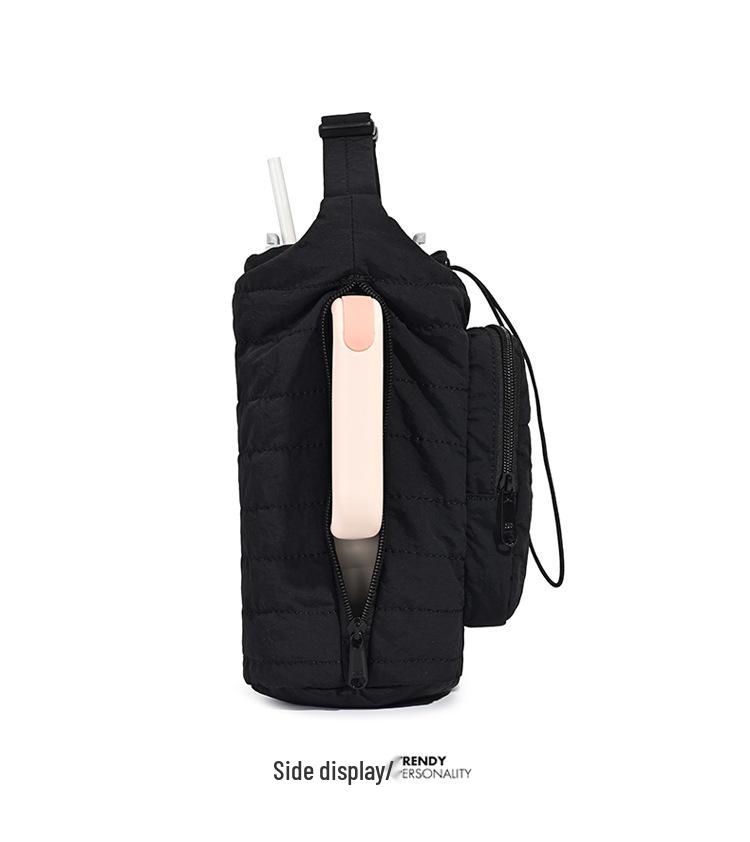 Quilted Crossbody Thermos and Water Bottle Sleeve
