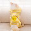 Spring Thin Cartoon Warm Four-legged Clothes Adult Cat Kitten Anti-hair Loss Home Clothes Dog Cat Clothes Pet Clothing