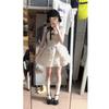 Polka Dot Bow Tutu Skirt Short Skirt Women's Summer New Casual Women's Salt Can Be Sweet and Thin Dress