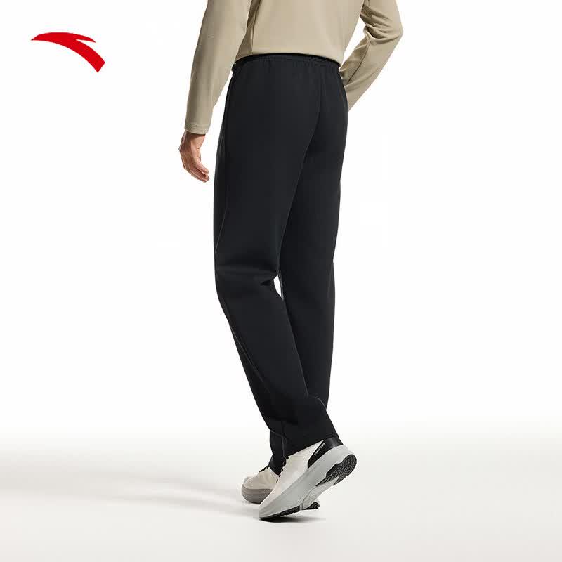 Anta Men's Straight-Leg Knit Running & Training Pants