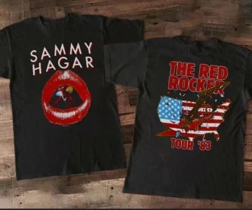 Унисекс Футболка Sammy Hagar The Red Rocker Tour S