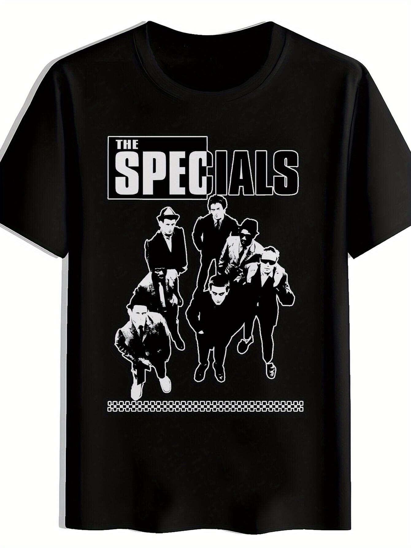 Vintage Rock Band Graphic T-shirt - The Specials Band Design XXXXL