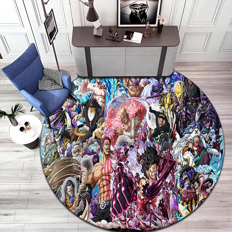 Cute Monkey D. Luffy from the Japanese manga ONE PIECE carpet is soft, home, bedroom, door mat decoration, and non slip carpet E16