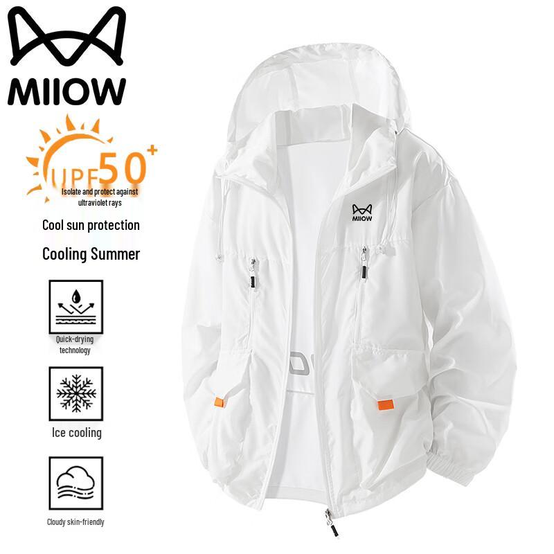 

Mao Ren Men s Summer Lightweight Hooded Sun Protection Jacket L