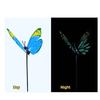 Glow-in-the-Dark Realistic Butterfly Stakes for Outdoor Garden Decor,Mixed Color,50 Pieces