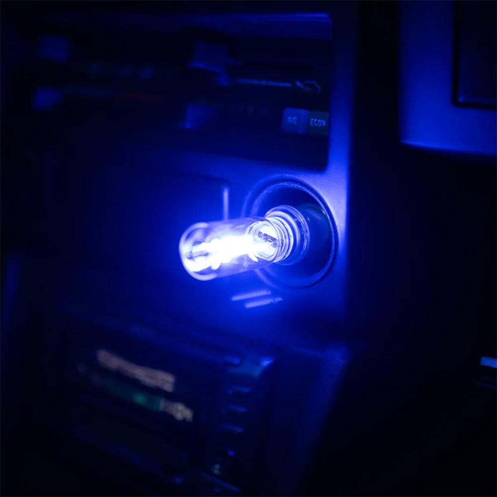 USB Car Lamp Interior Atmosphere Light Retro-Inspired Mood Lamp Glass Bottle Wireless Touch LED Car Interior Lights