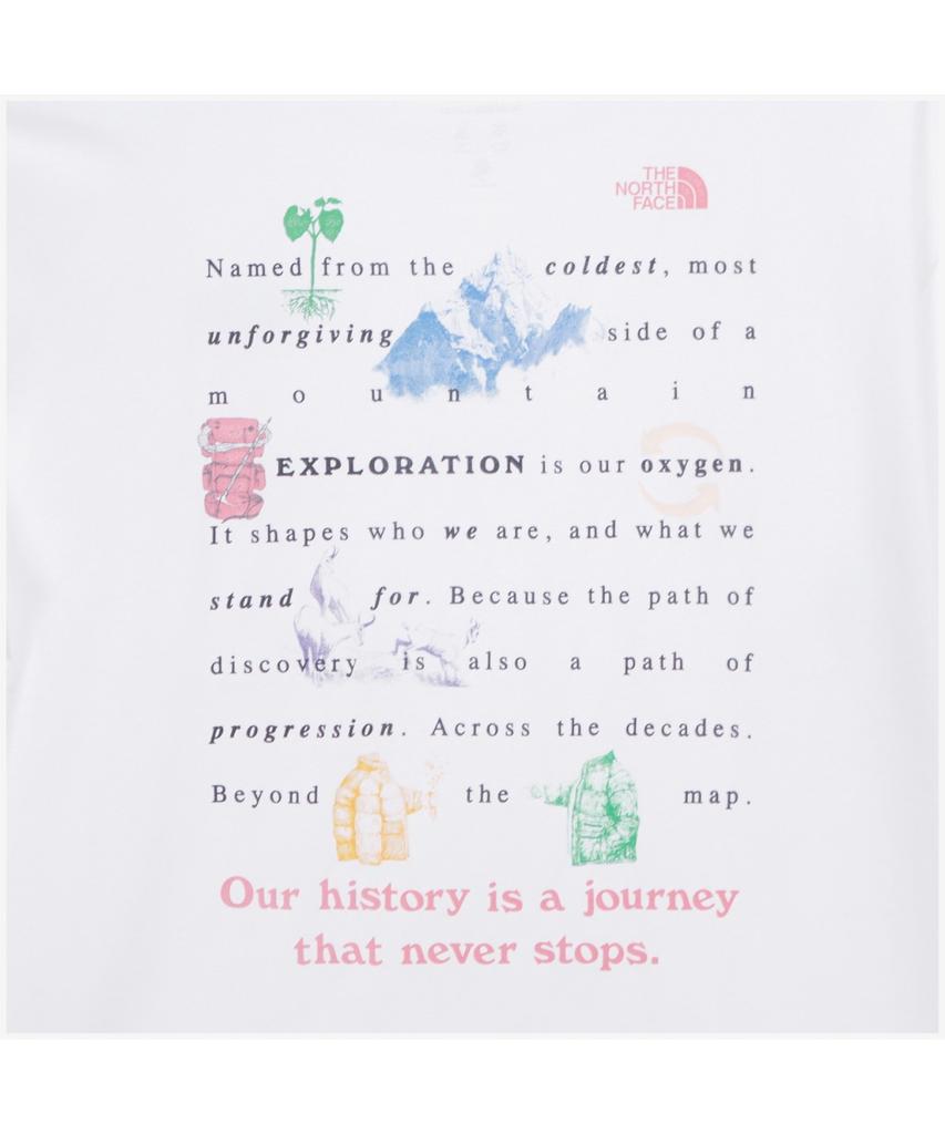 Noseupeiseu Nt7Us68B Men'S Wordline Ex Short Sleeve T-Shirt White