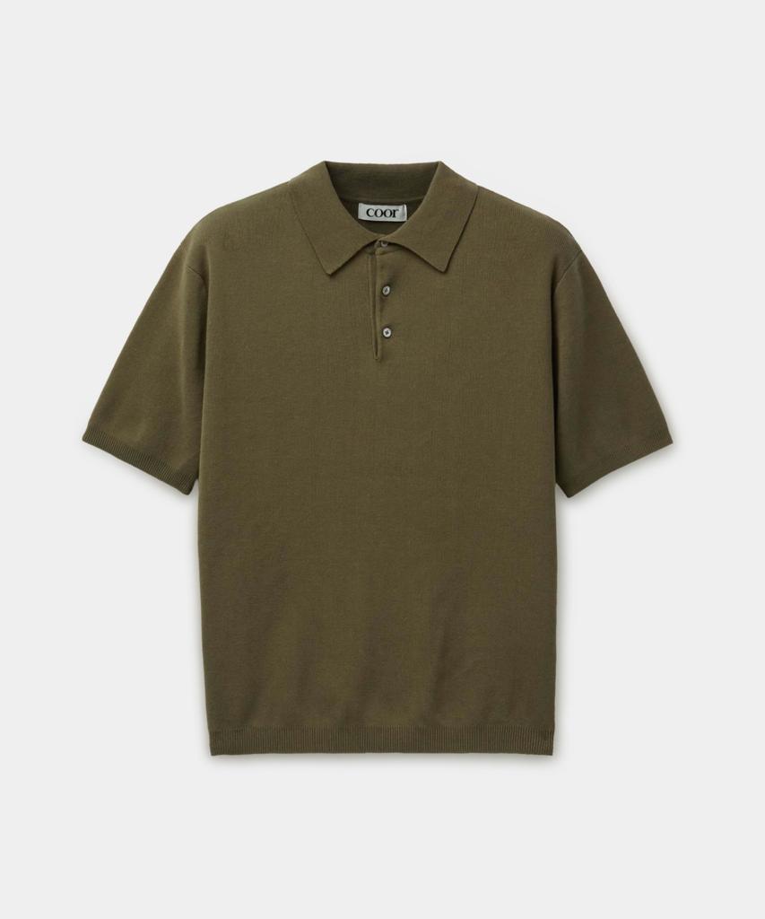 Kueo Compact Sandy Polo Knit (Khaki)