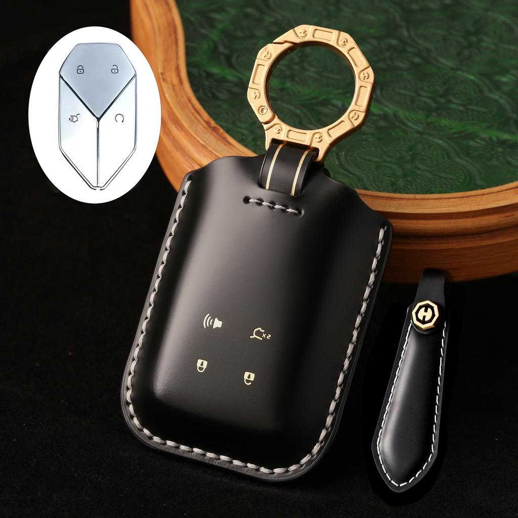 Suitable for 24/25 Mazda EZ6 key cover 2025 new EZ60 special leather all-inclusive car case buckle