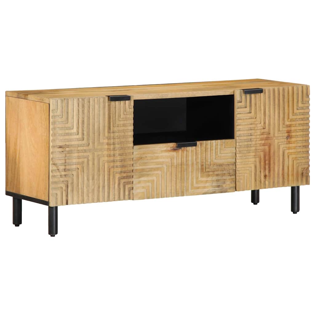 TV Stand Brown 105 x 33 x 46 cm Solid Mango Wood