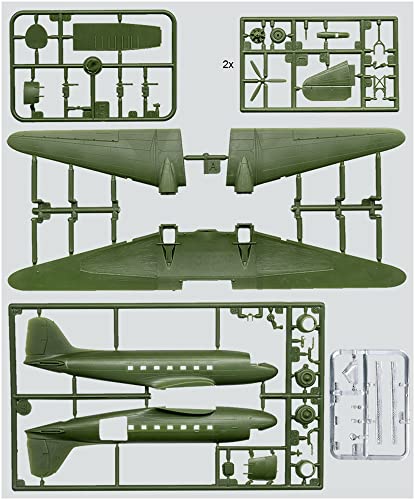 Roden 1/144 Scale US Air Force Douglas AC-47D Spooky Gunship Plastic Model Kit RE14310