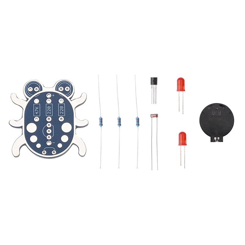 

Электронный набор для самостоятельной сборки Weevil Eye Beginner Learn To Solder Fun Kit Handmade Gift Подходит для студенческого эксперимента Взаимодействие родителей и детей A4