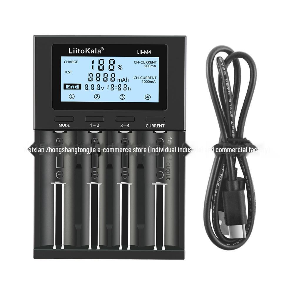 LiitoKala Lii-M4 18650 Battery Charger & Capacity Tester
