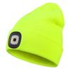 Customizable LED Light Up Knitted Winter Hat for Kids Warm Luminous Beanie With Embroidery Option Stock Available