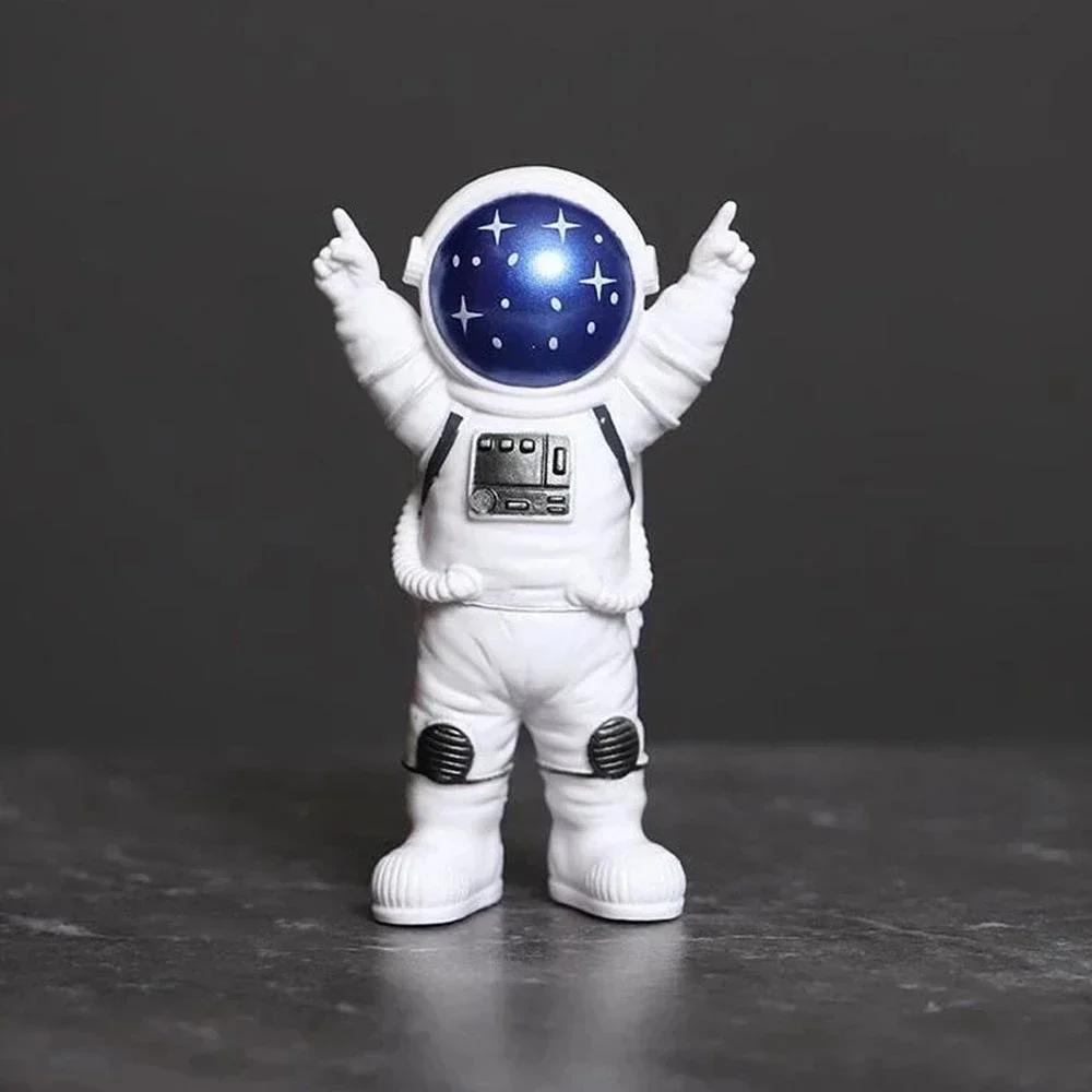 Ungiftig 3 Stück Astronautenfigur Statue Figur Raumfahrer Skulptur Lernspielzeug Schreibtisch Heimdekoration Astronautenmodell Für Kinder Geschenke