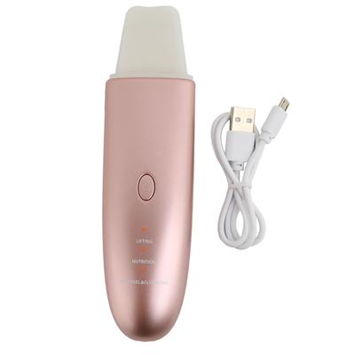 Skin Scrubber Spatula Ultrasound Microcurrent Deep Cleaning Lighten Wrinkles Electric Blackhead