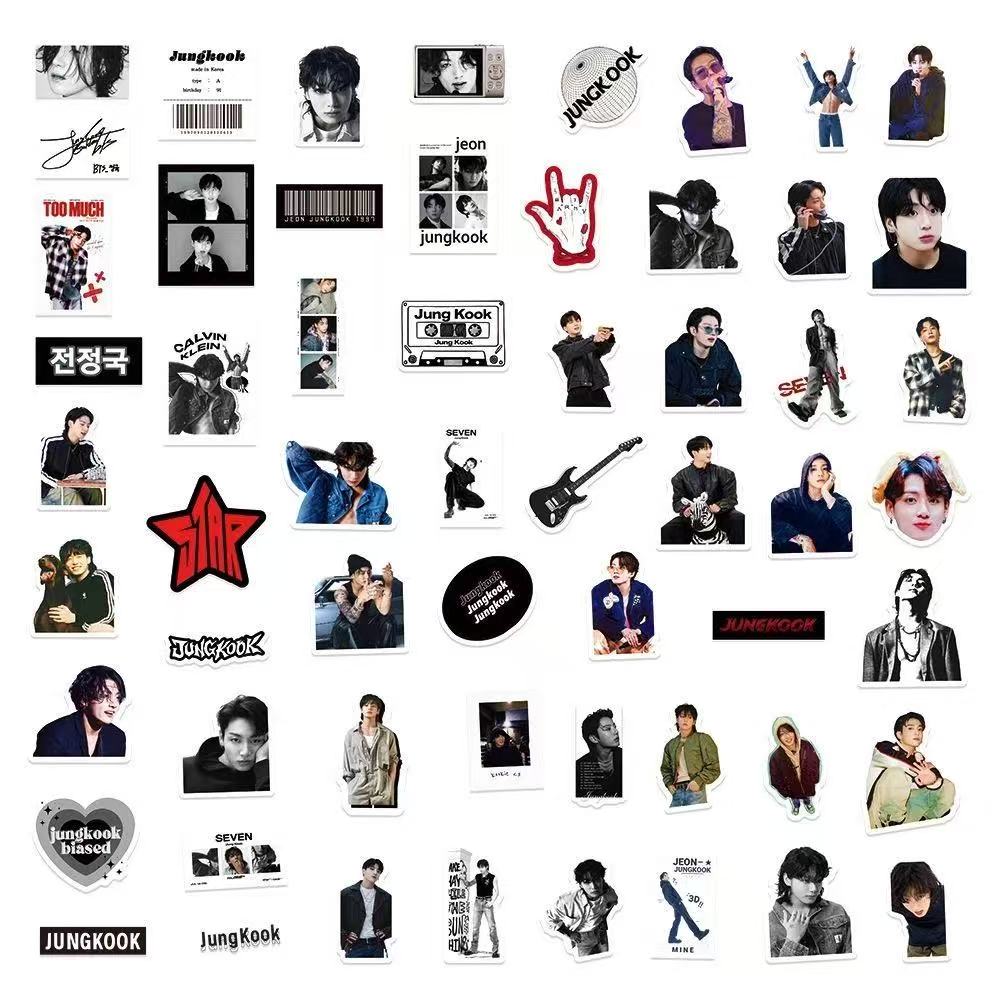 BTS Stickers,Stickers for Laptop Journal Skateboard Guitar Luggage