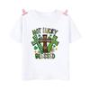 Rainbow Lucky Print Kids Shirts St Patricks Day Party Boys Girls Outfit Tshirt Holidy Child Short Sleeve Tops Toddler T Shirt