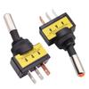 5/10pcs 12mm Auto Car Illuminated Toggle Switch ASW-15D SPST 2 Position 3pin ON OFF 12V 24V DC Red Green Blue Yellow White LED