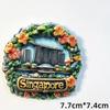 Singapore Fridge Magnets Gardens By the Bay Travel Souvenirs Merlion Sand Hotel Fridge Stickers Home Decor Birthday Gifts