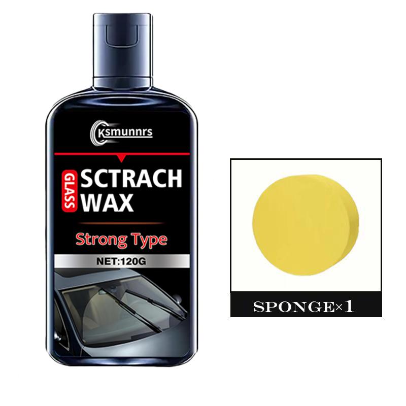 

All-in-one car windshield cleaner - oil and water spot remover with sponge to restore crystal-clear vision to all vehicles
