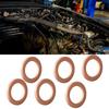 200 Pcs Flat Washers M5 M6 M8 M10 M12 M14 Copper Sealing Rings Gasket Assortment Kit
