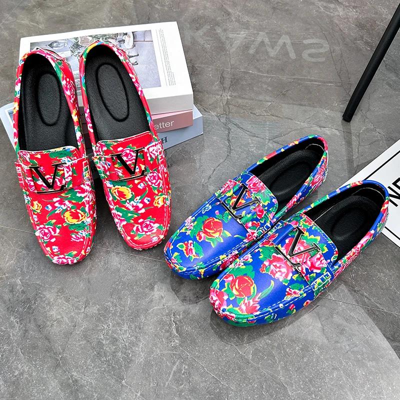 Новые роскошные мокасины мужские кожаные туфли ручной работы повседневные туфли — фото 5