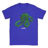 Streetwear T Shirt Deftones Green Snake Pure Cotton TShirts  Novelty Tee Shirt for Unisex Summer YK Casual Short Sleeve Tees