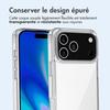 Coque de Téléphone - BOOLING - pour iPhone 17 Pro - Silicone Transparent - Anti-Rayures - Slim Léger - avec 2 Verres Trempés