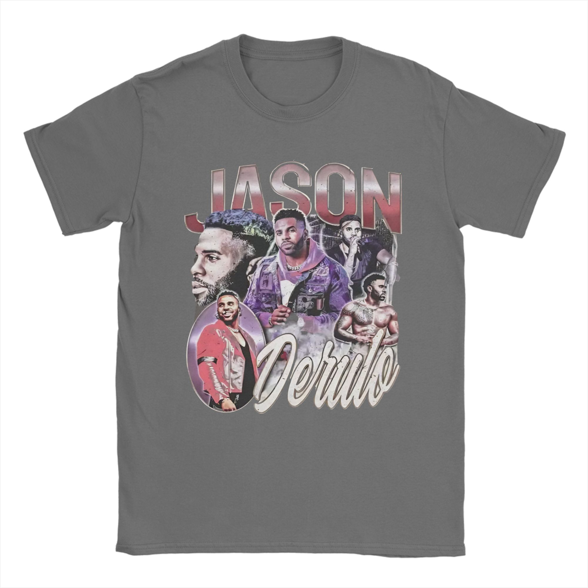 

Jason Derulo Concert World Tour 2026 Printed T Shirt Men Women Cotton Tee Shirt Clothing 4XL