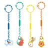 Colorful Silicone Baby Teether & Pacifier Anti-Drop Chain