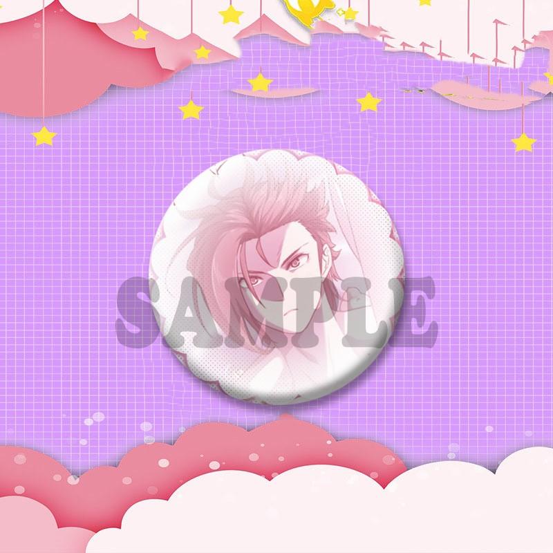 Korean BL Manhwa The Greatest Estate Designer Badges Cartoon Figure Button Brooch Round Lapel Pins Bag Hat Decor Friends Gifts