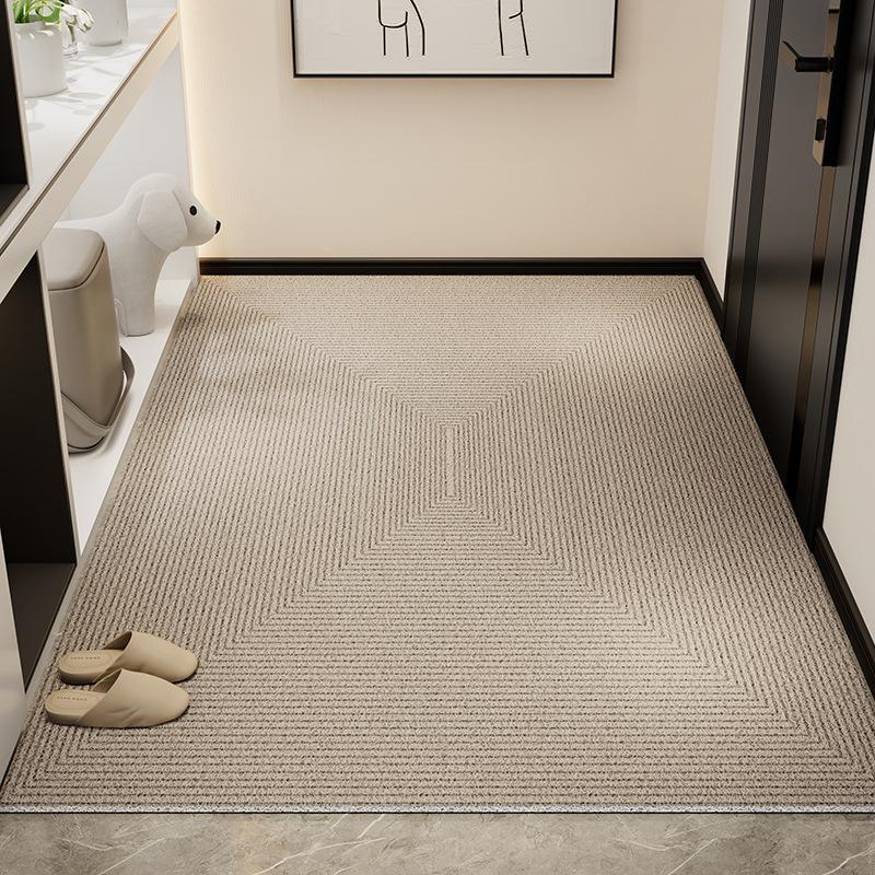 Light Luxury High-End Door Floor Mat, Dirt-Resistant, Wear-Resistant And Non-Slip Mat, Household Tailor-Able Mud Scraping Soil Silk Ring Floor Mat