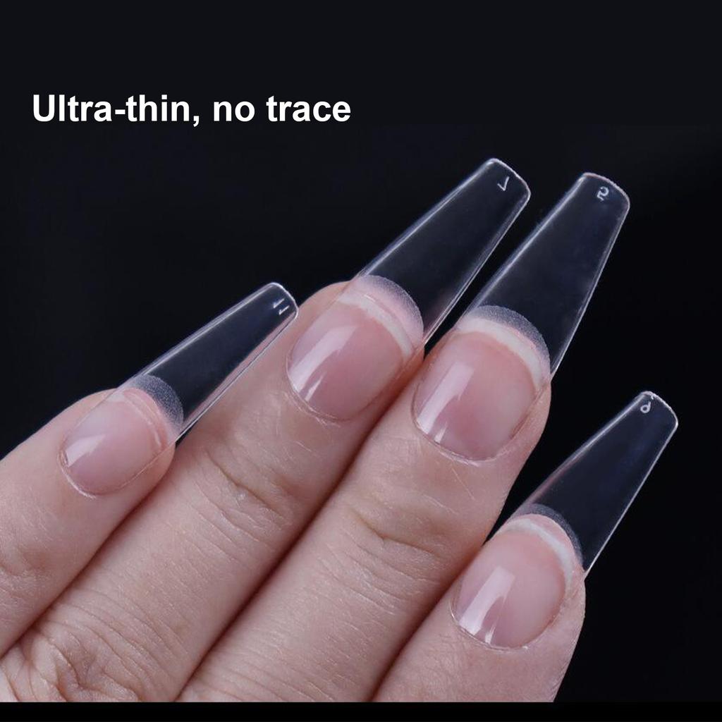 504Pcs Nail Tips Quick Extension Press On False Nails Tips Manicure Nail Art Manicure