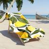 Lemon Fruit Beach Towel Absorbent Quick Dry Bath Towel for Travel Pool Swim Fresh Summer Kitchen Theme Shower Blanket