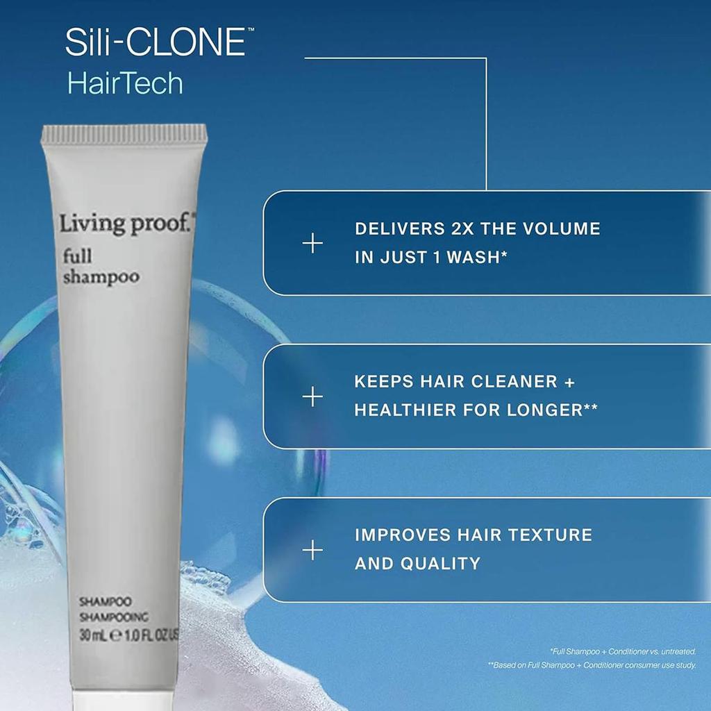 Living Proof Full Shampoo 1/2/8 oz  (3 Color Options)