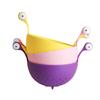 Big Eyes Creative Living Room Snack Fruit Storage Basket, Home Kitchen Fruit And Vegetable Washing Basket Basket