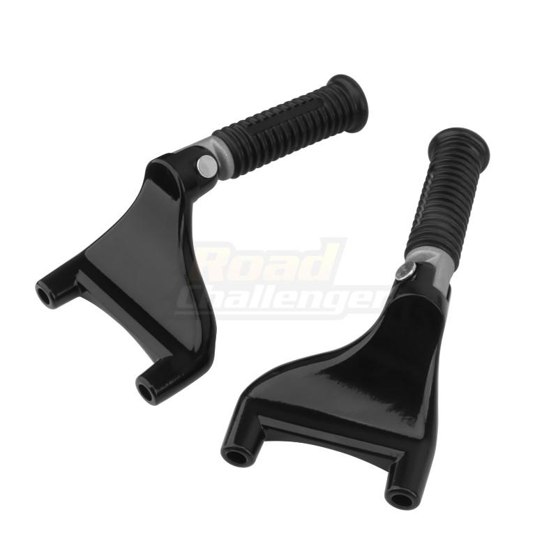 Motorcycle Footrest Black Rest Pedal Passenger Foot Pegs For Harley Sportster Iron 883 1200 XL 48 72 Super Low 2004-2013