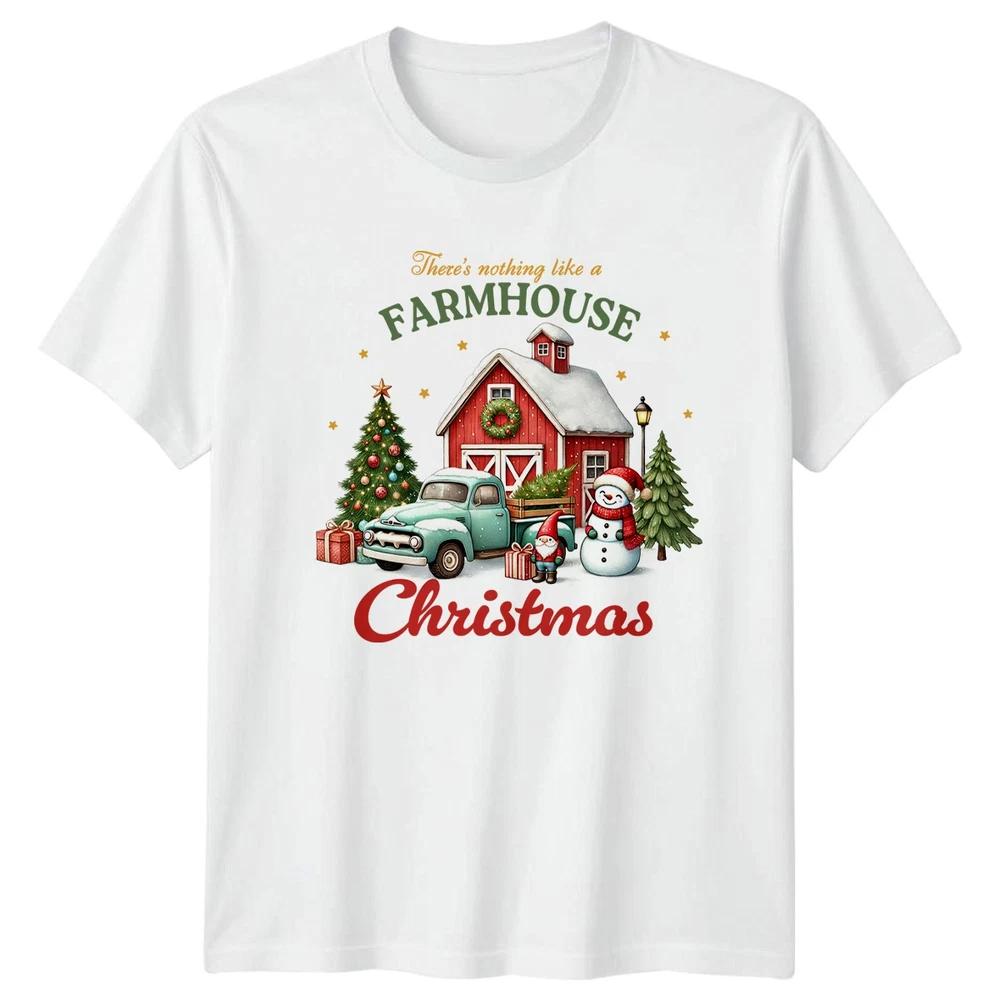 There Is Nothing Like A Farmhouse Christmas Unisex Unisex Graphic Tee S
