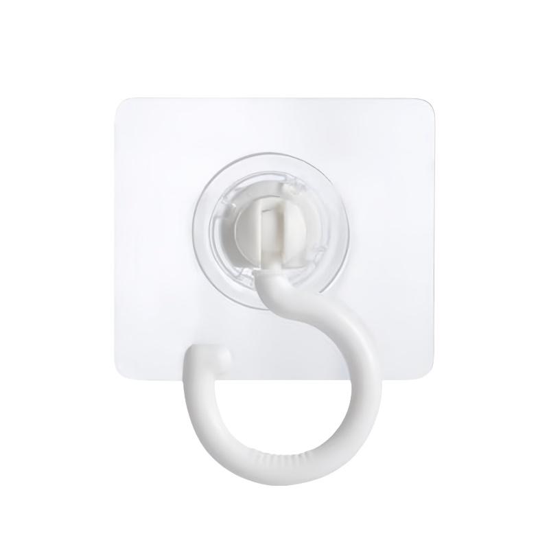 

strong adhesive swivel hooks suitable for kitchen, ceiling, bathroom, home and office hanging keys coats towels 5pcs белый