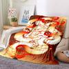 1PC Phoenix Feather Print Blanket, Soft Throw Blanket - Warm & Cozy for Couch, Bed, Office, and Travel yy250912217