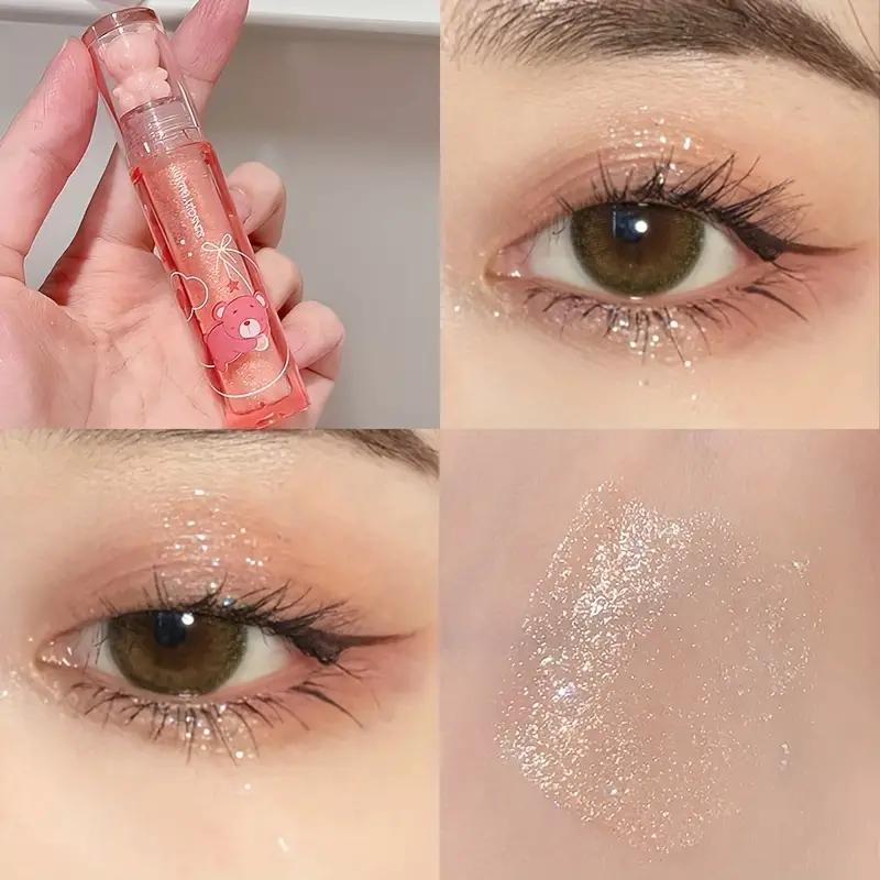 

Рідкі тіні для повік з перламутровими блискітками Стійкий блискучий рожевий фініш Світло-рожевий кораловий відтінок Освітлюючий тон шкіри Освітлюючий стик для обличчя 02