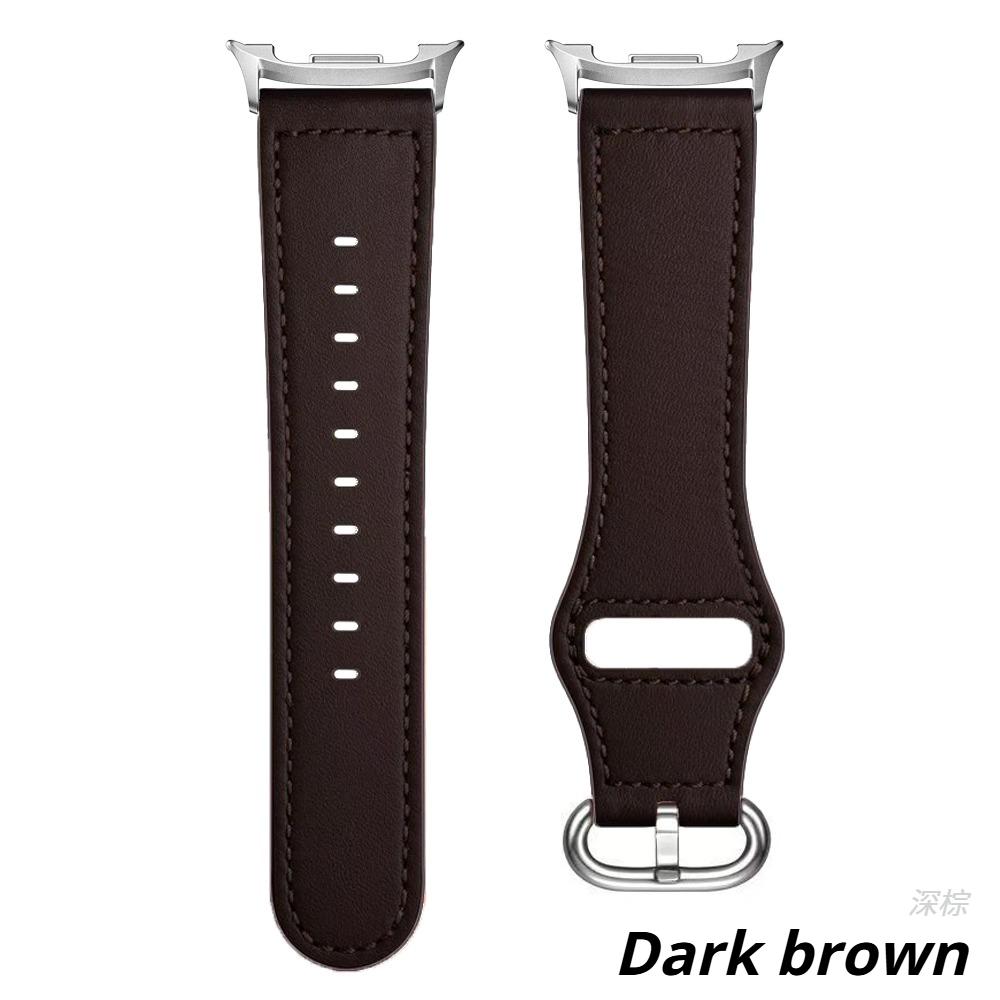 Γνήσιο Δερμάτινο Λουράκι Για Samsung Galaxy Watch 8 Classic 46mm 40mm 44mm Μεταλλική Κεφαλή Για Galaxy Watch Ultra 47mm 2024/2025 Βραχιόλι