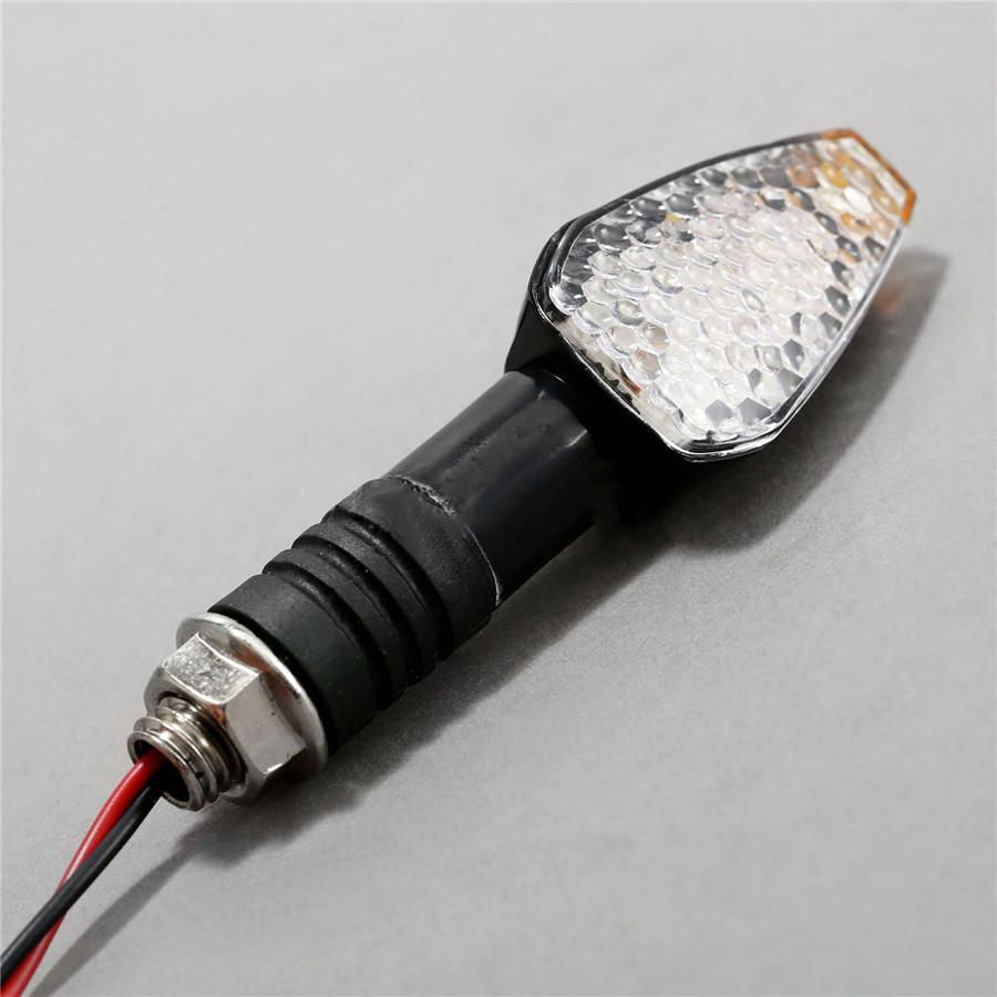 4pcs Universal Motorcycle Led Turn Singal Lights Lamp Motorbike Turn Light Indicators Flashers Blinker Amber Light Bulb