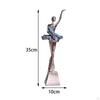 Ballerina Figurine Resin Souvenir Ballet Dancer Entrance Table Bookcase