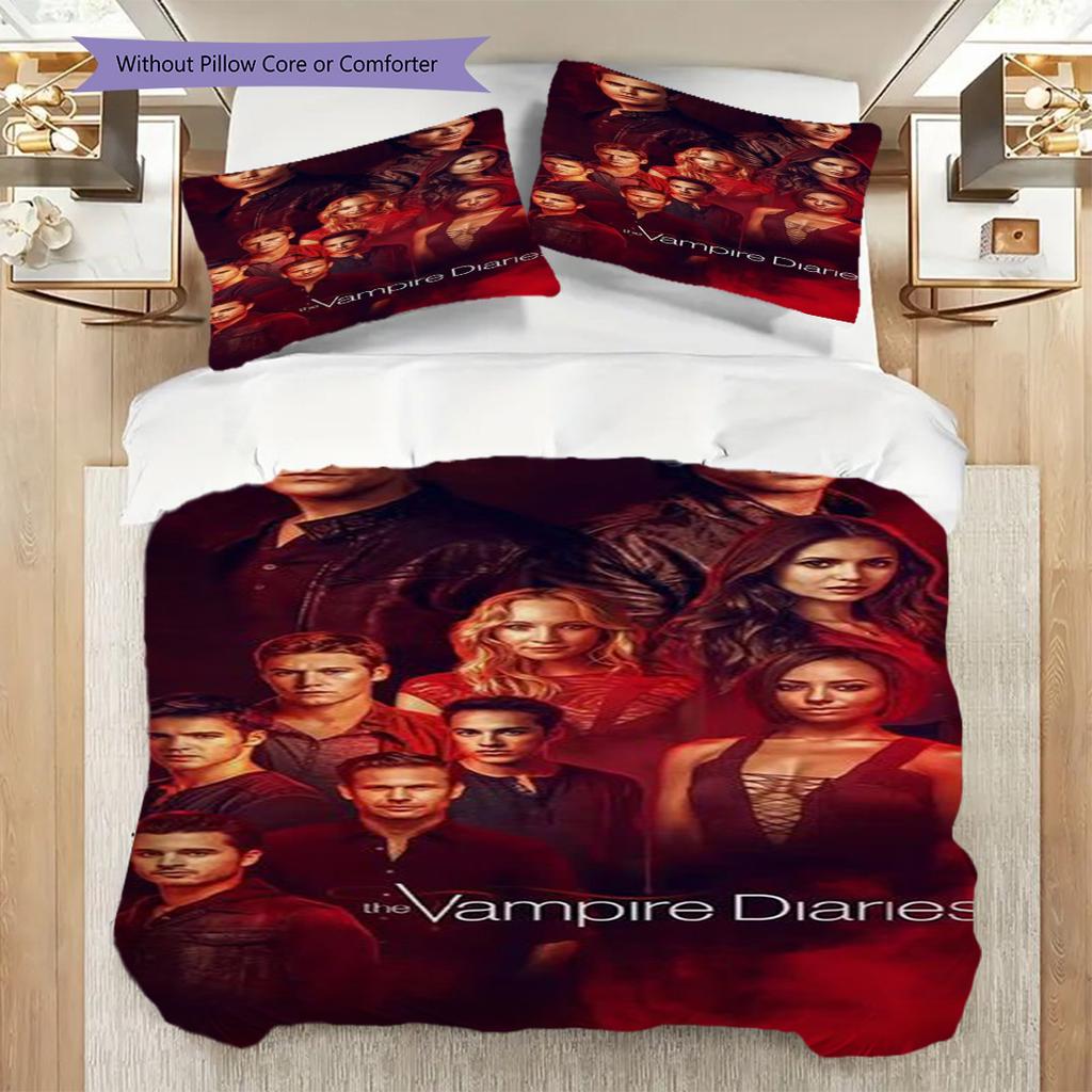 Vampire Diaries Meets Originals Bedding 1 Duvet Cover 2 Pillowcase Without Core Soft And Comfortable Bedding Set Duvet Cover And Pillowcase