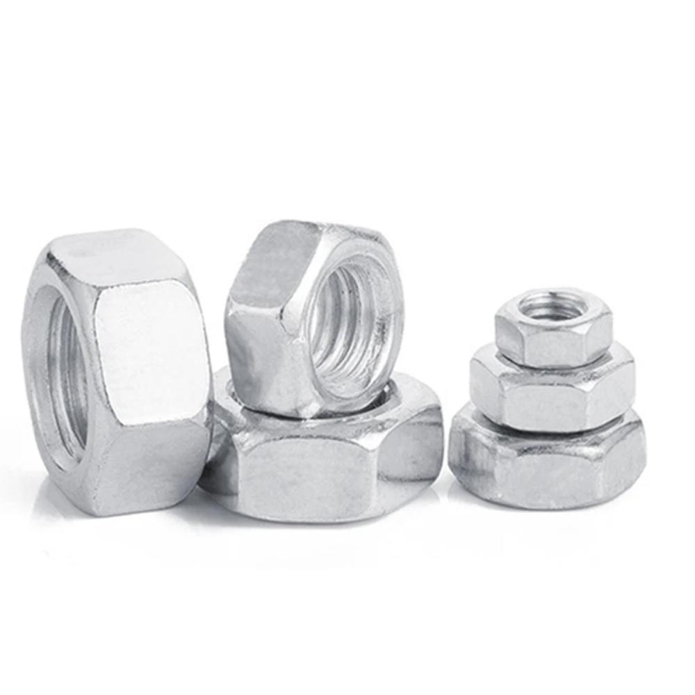 10pcs/lot 304 SS Hex Nuts, DIN555, M2 - M10